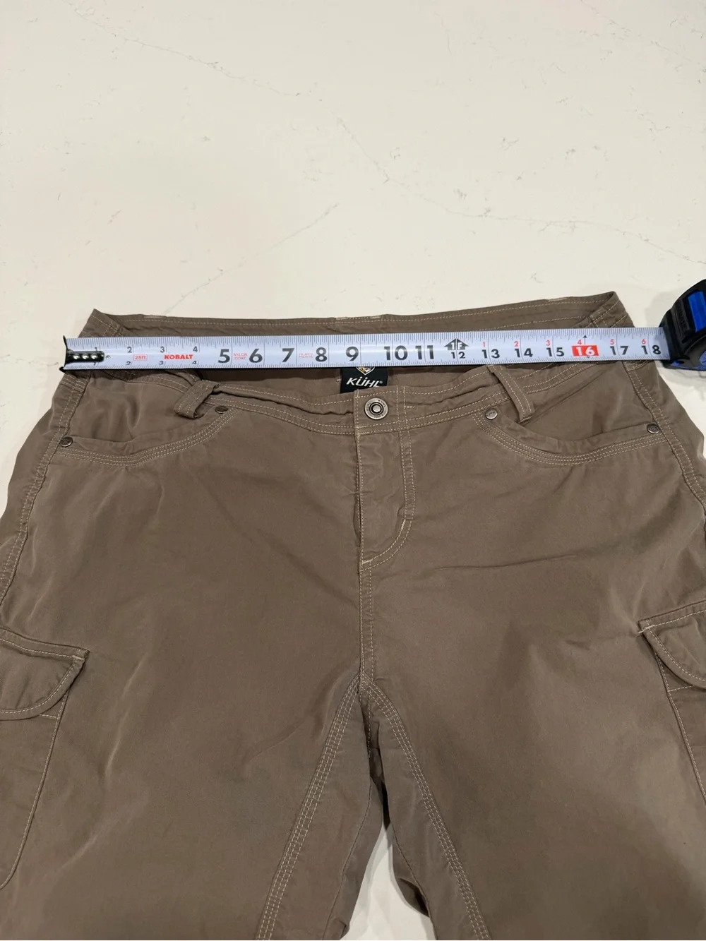 Kuhl Women's Brown Splash Cargo Shorts - 14